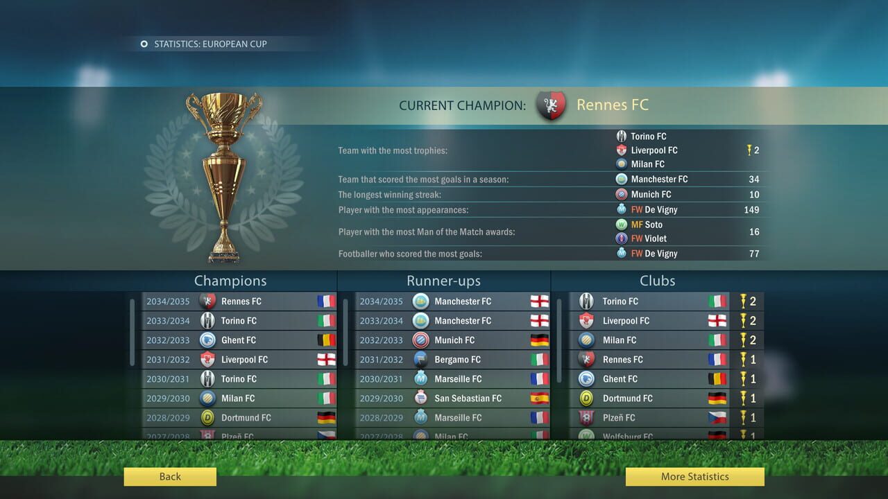 Football, Tactics & Glory: Football Stars Image