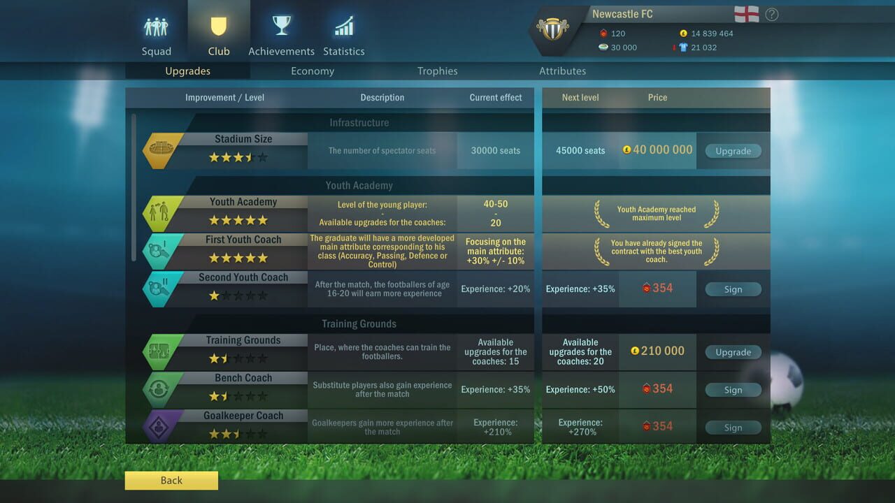 Football, Tactics & Glory: Football Stars Image