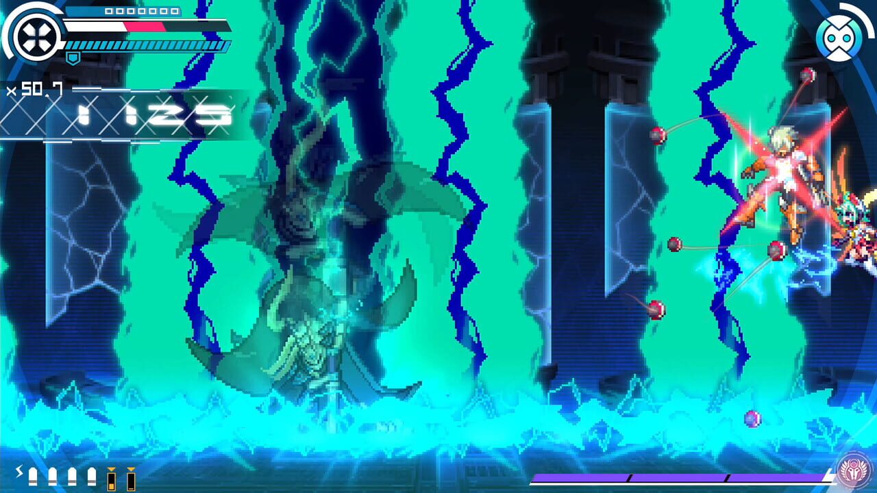 Gunvolt Chronicles: Luminous Avenger iX - Extra Mission: "VS ???" — Screenshot 3