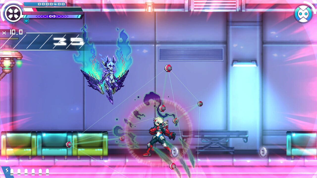 Gunvolt Chronicles: Luminous Avenger iX - Extra Mission: "VS ???" — Screenshot 4