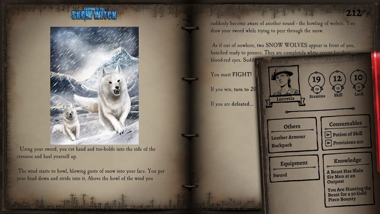 Fighting Fantasy Classics: Caverns of the Snow Witch — Screenshot 4