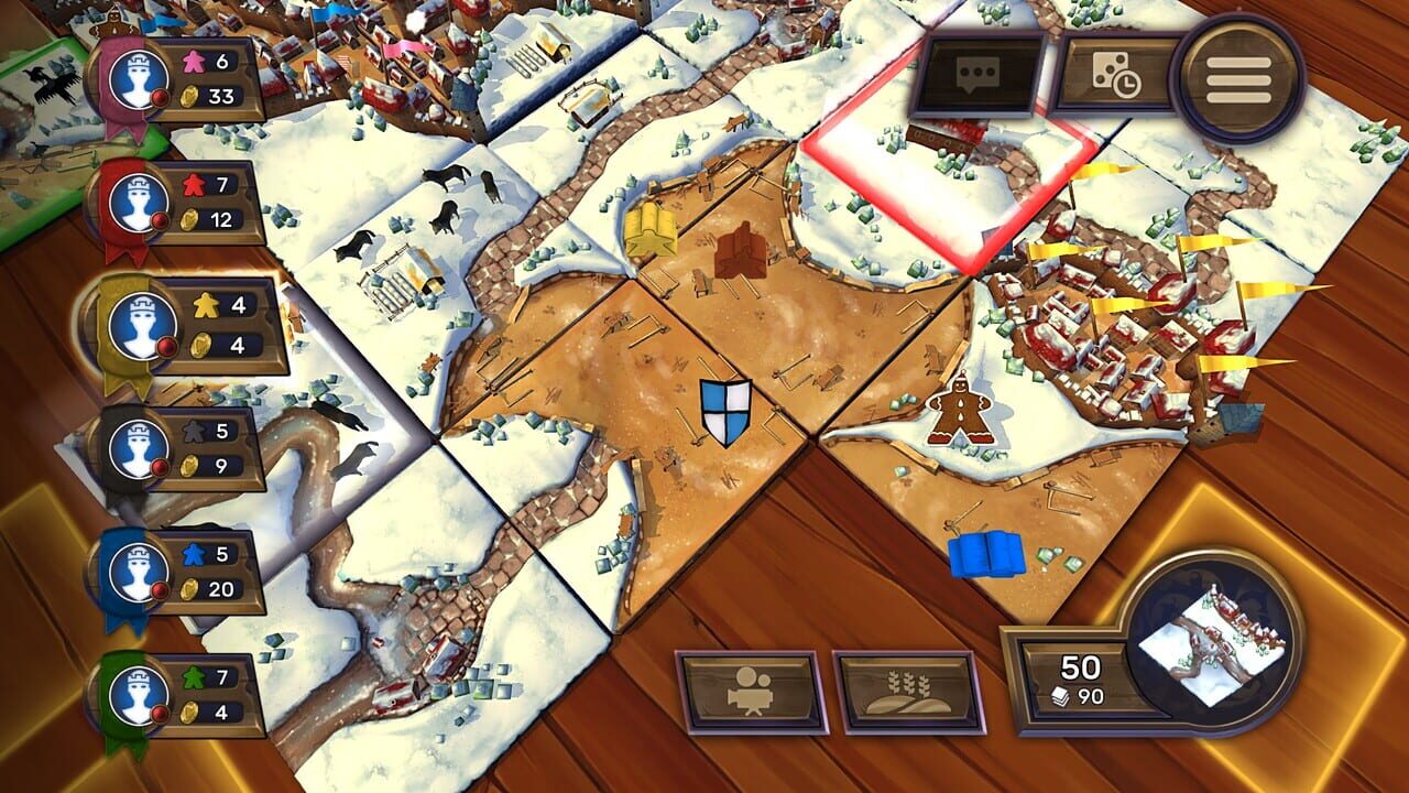 Carcassonne: The Official Board Game - Winter and Gingerbread Man — Screenshot 3
