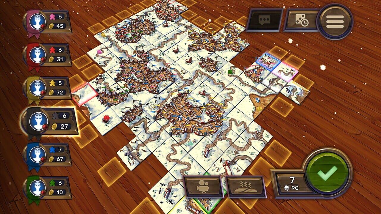 Carcassonne: The Official Board Game - Winter and Gingerbread Man — Screenshot 1