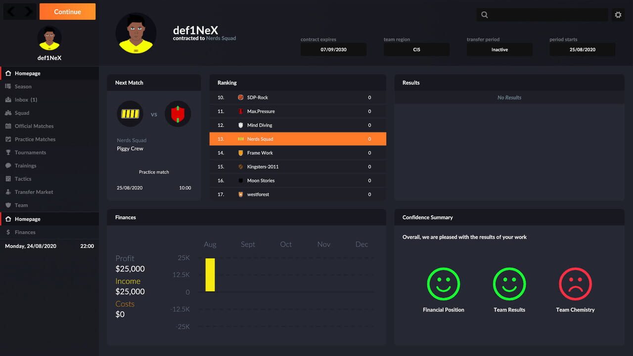 eSports Manager Screenshot 1