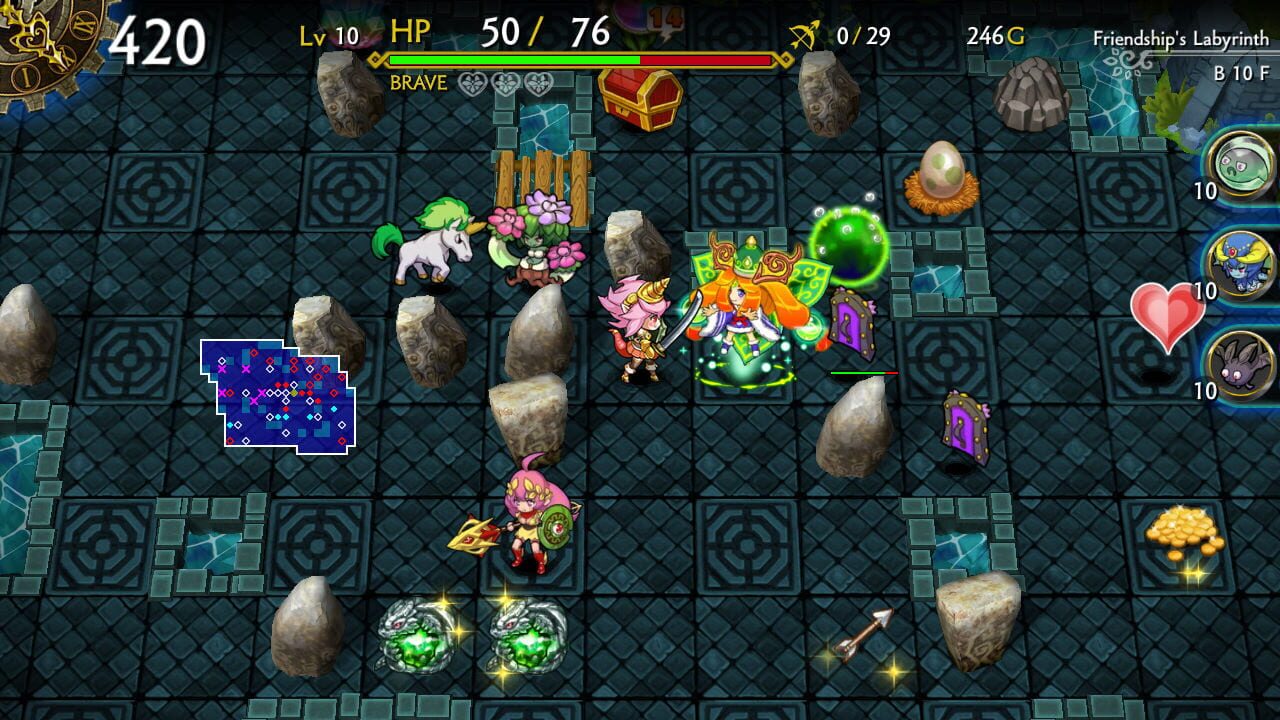 Dragon Fang Z: The Rose & Dungeon of Time - Extra Dungeon: Friendship's Labyrinth Image