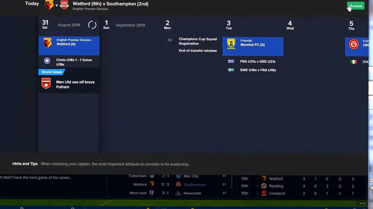 Screenshot 3 - Football Manager 2015