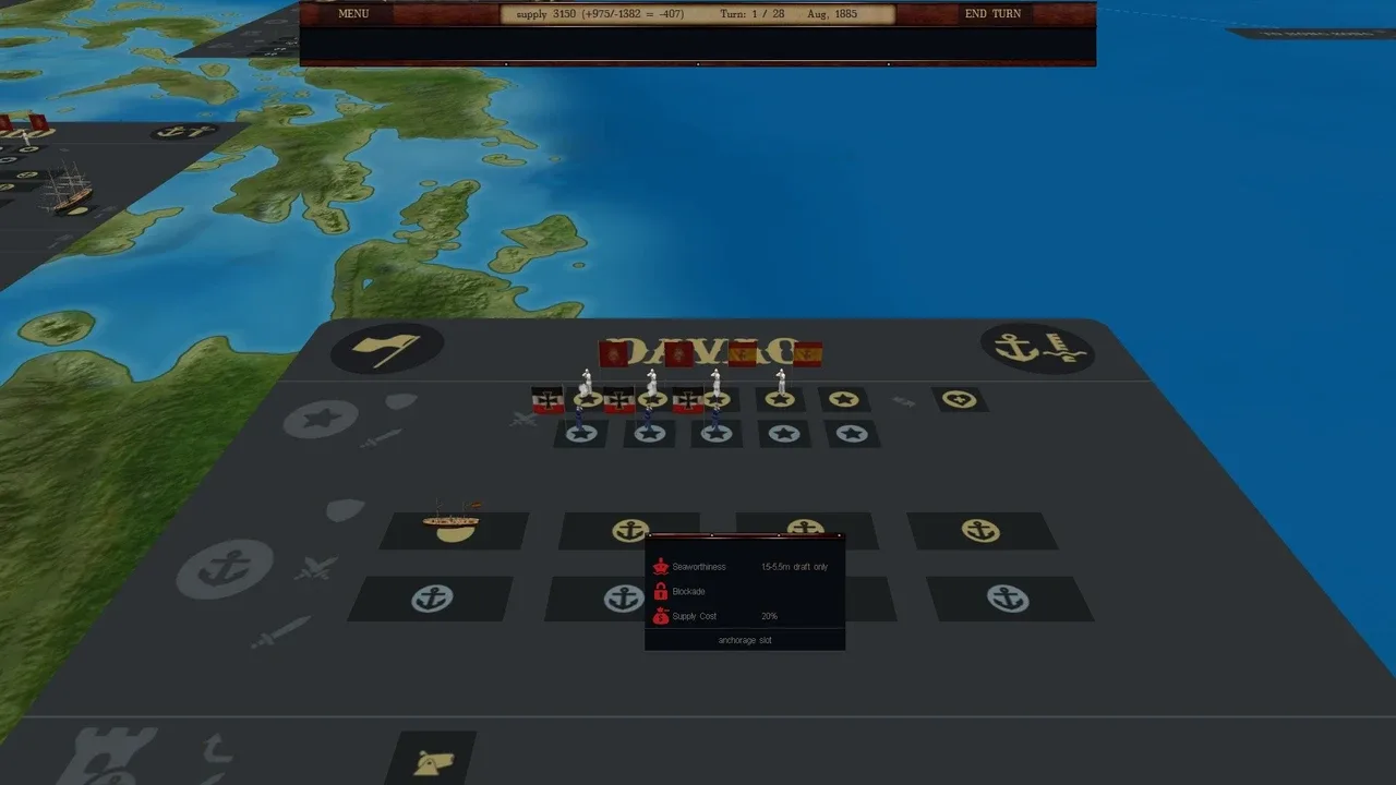 Clad In Iron: Carolines 1885 screenshot 2