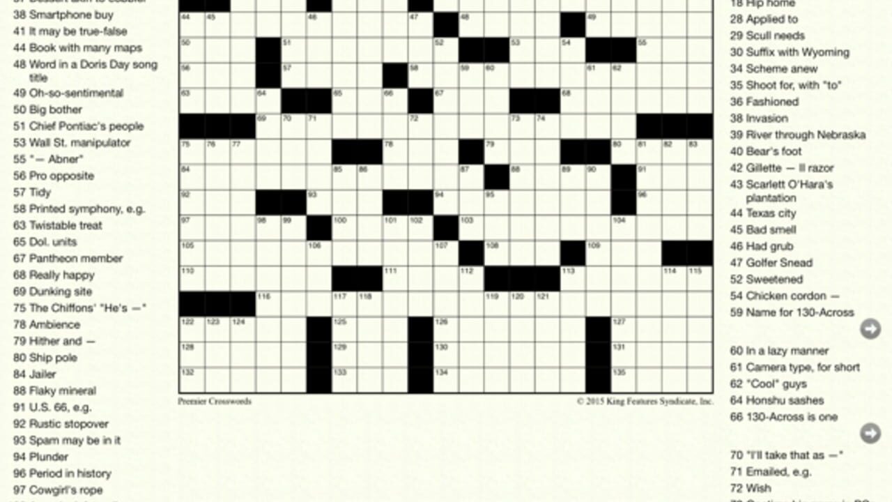 Crosswords Classic Screenshot 1
