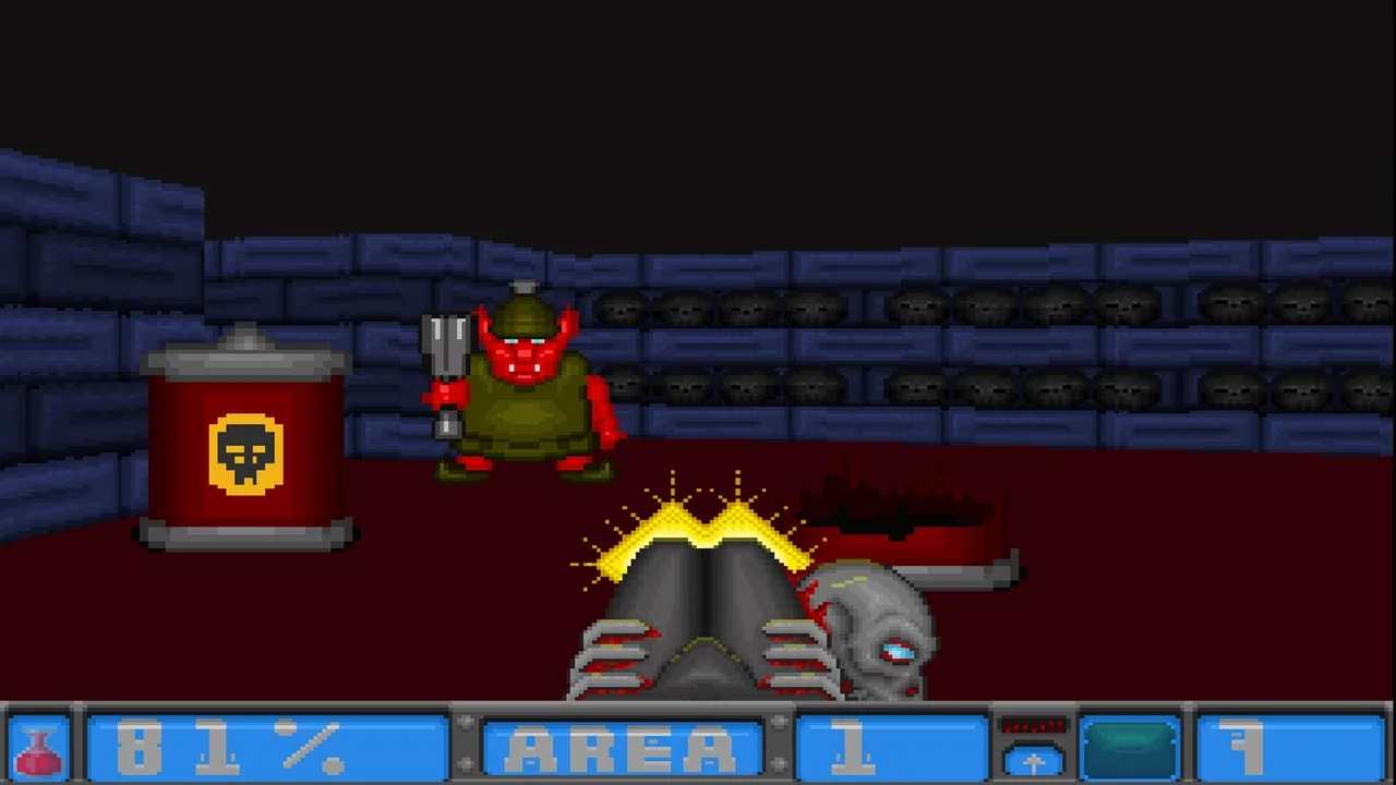 Super Meat Shooter: Happy Meat Winter screenshot 5