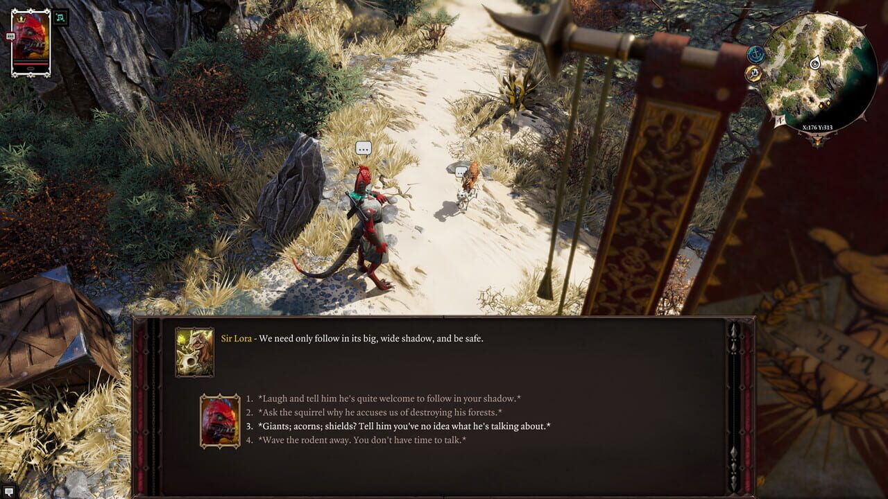 Divinity: Original Sin II - Definitive Edition: Companion - Sir Lora the Squirrel Image