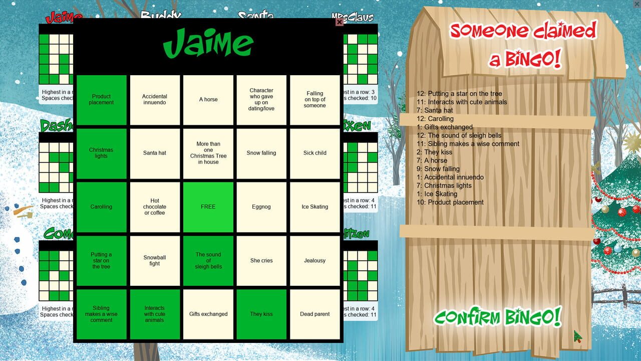 Christmas Movie Bingo — Screenshot 5