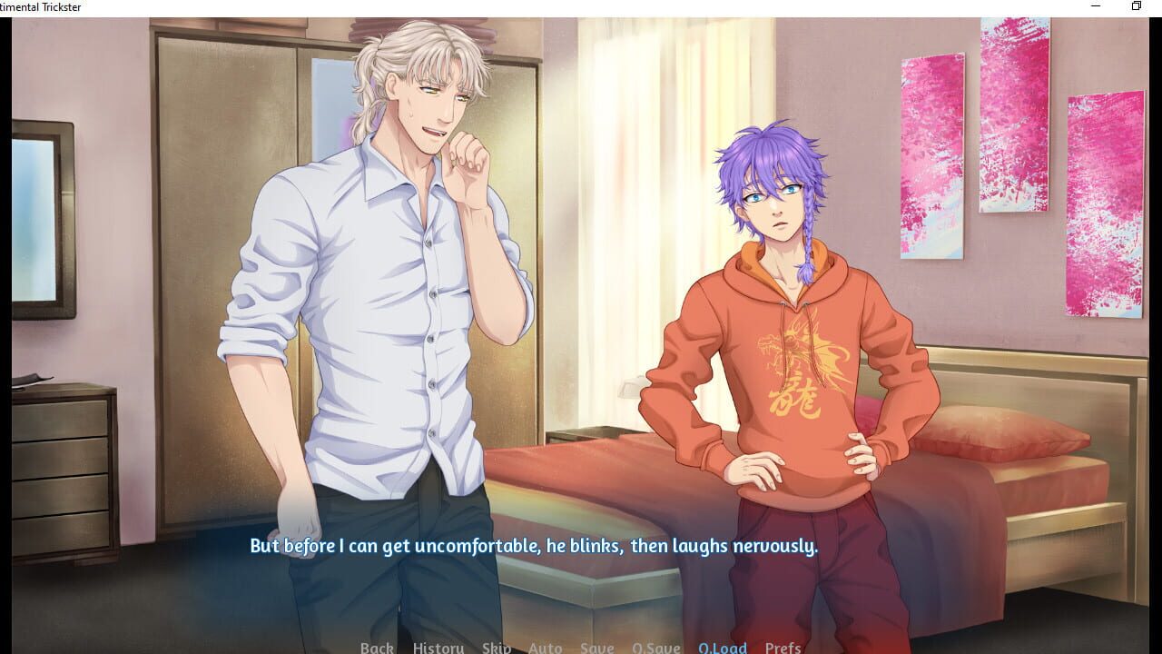 Sentimental Trickster: Yaoi BL Gay Visual Novel Image