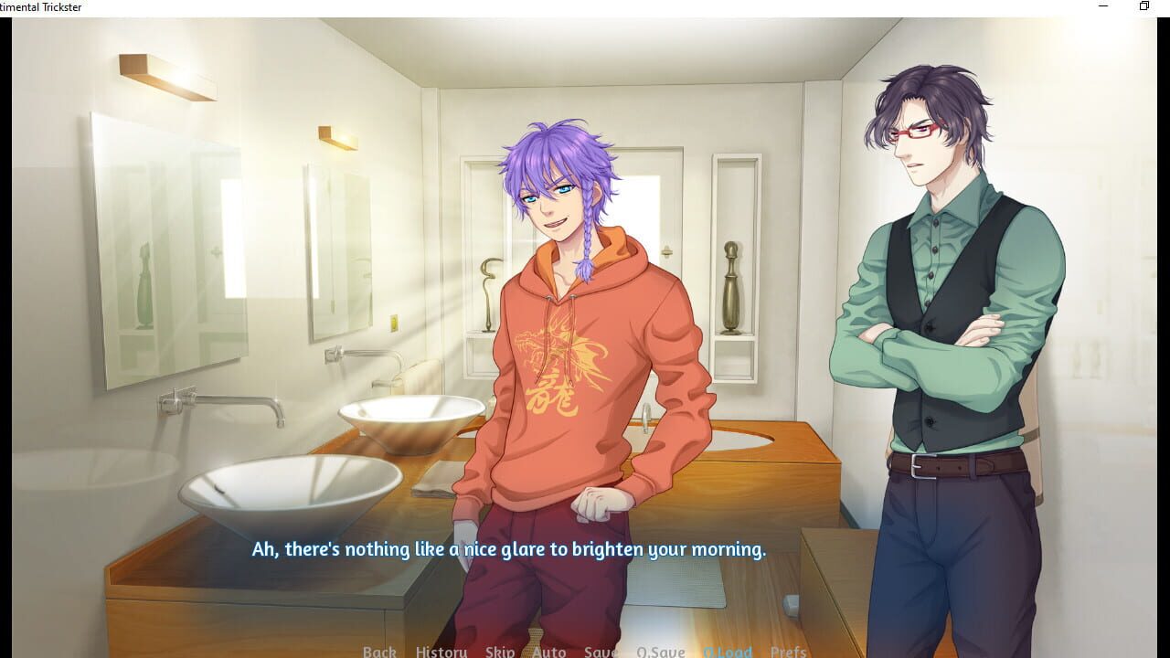 Sentimental Trickster: Yaoi BL Gay Visual Novel Image