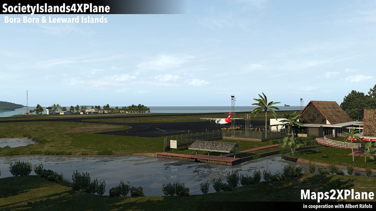 X-Plane 11: Aerosoft - Society Islands XP: Bora Bora & Leeward Islands Image