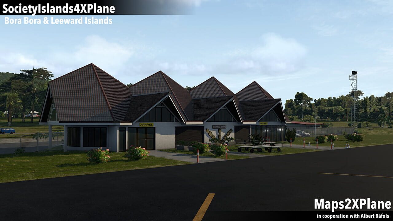 X-Plane 11: Aerosoft - Society Islands XP: Bora Bora & Leeward Islands Image