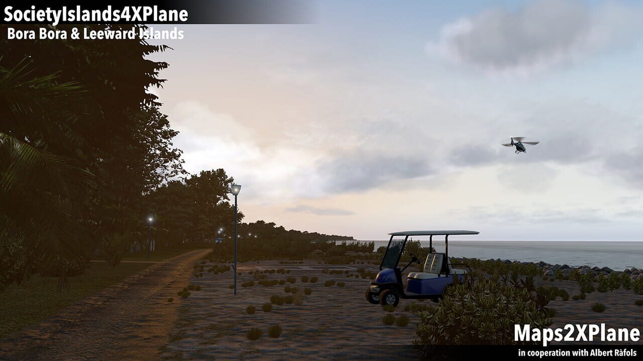 X-Plane 11: Aerosoft - Society Islands XP: Bora Bora & Leeward Islands Image