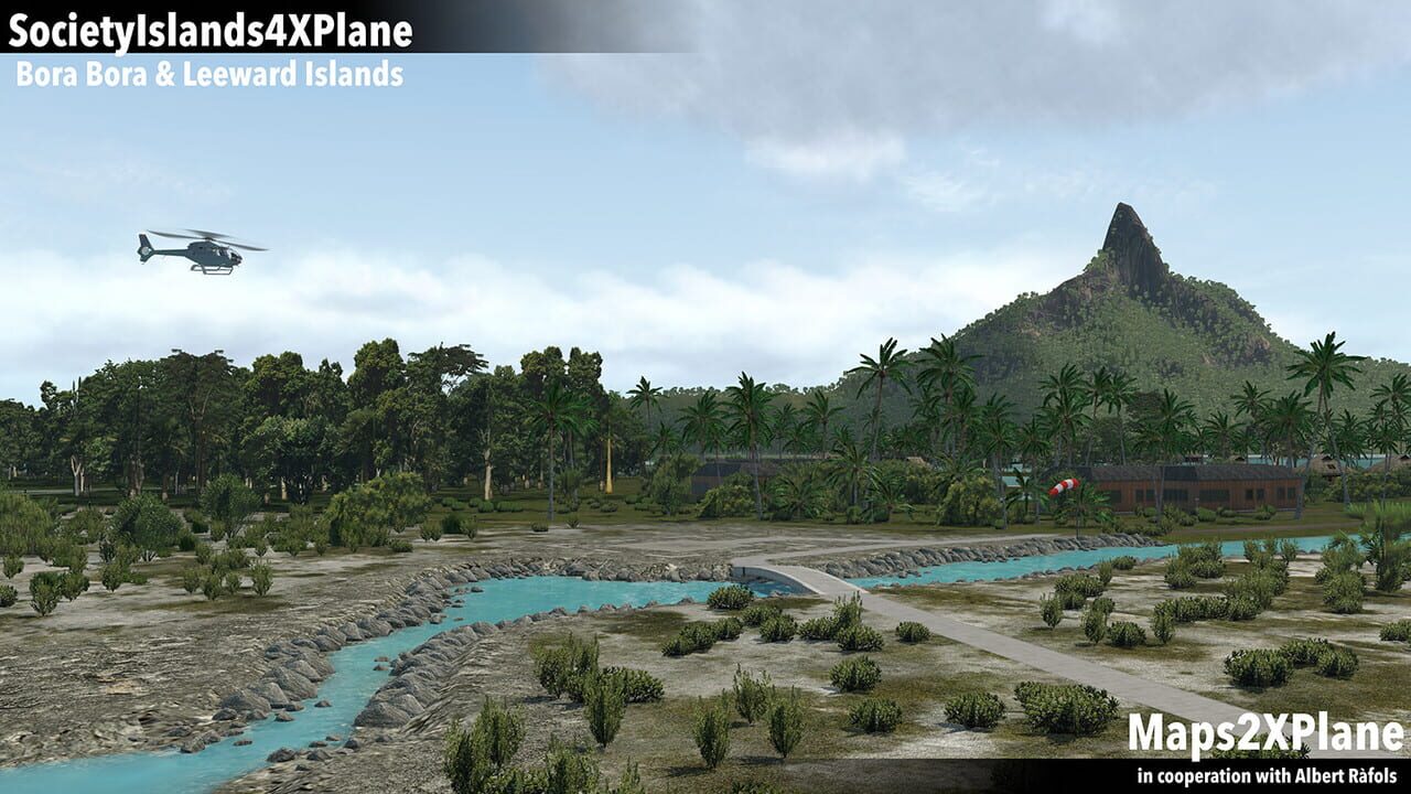 X-Plane 11: Aerosoft - Society Islands XP: Bora Bora & Leeward Islands Image