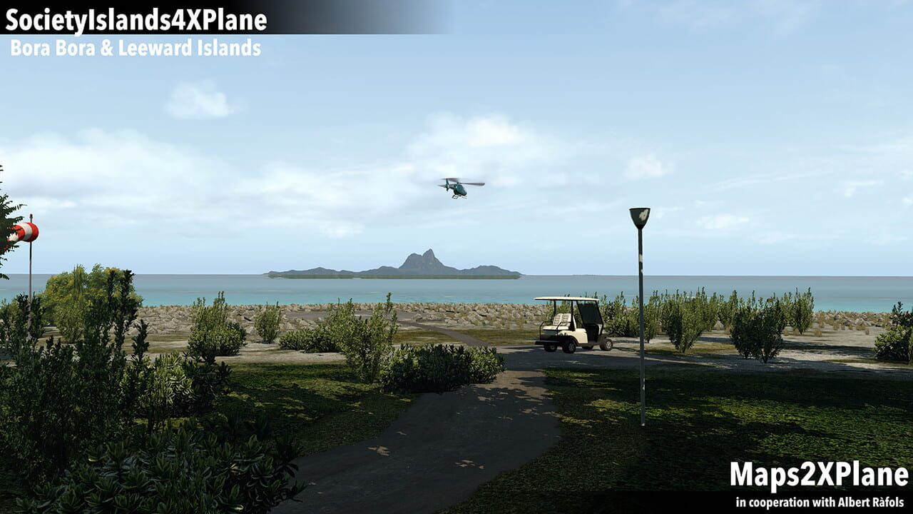 X-Plane 11: Aerosoft - Society Islands XP: Bora Bora & Leeward Islands Image