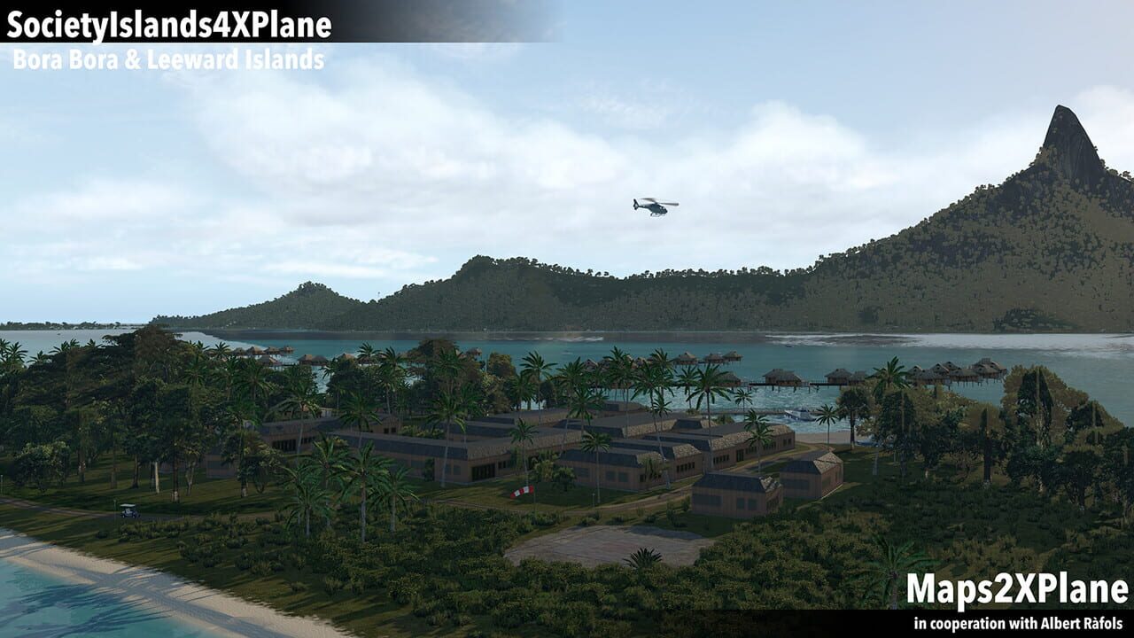 X-Plane 11: Aerosoft - Society Islands XP: Bora Bora & Leeward Islands Image