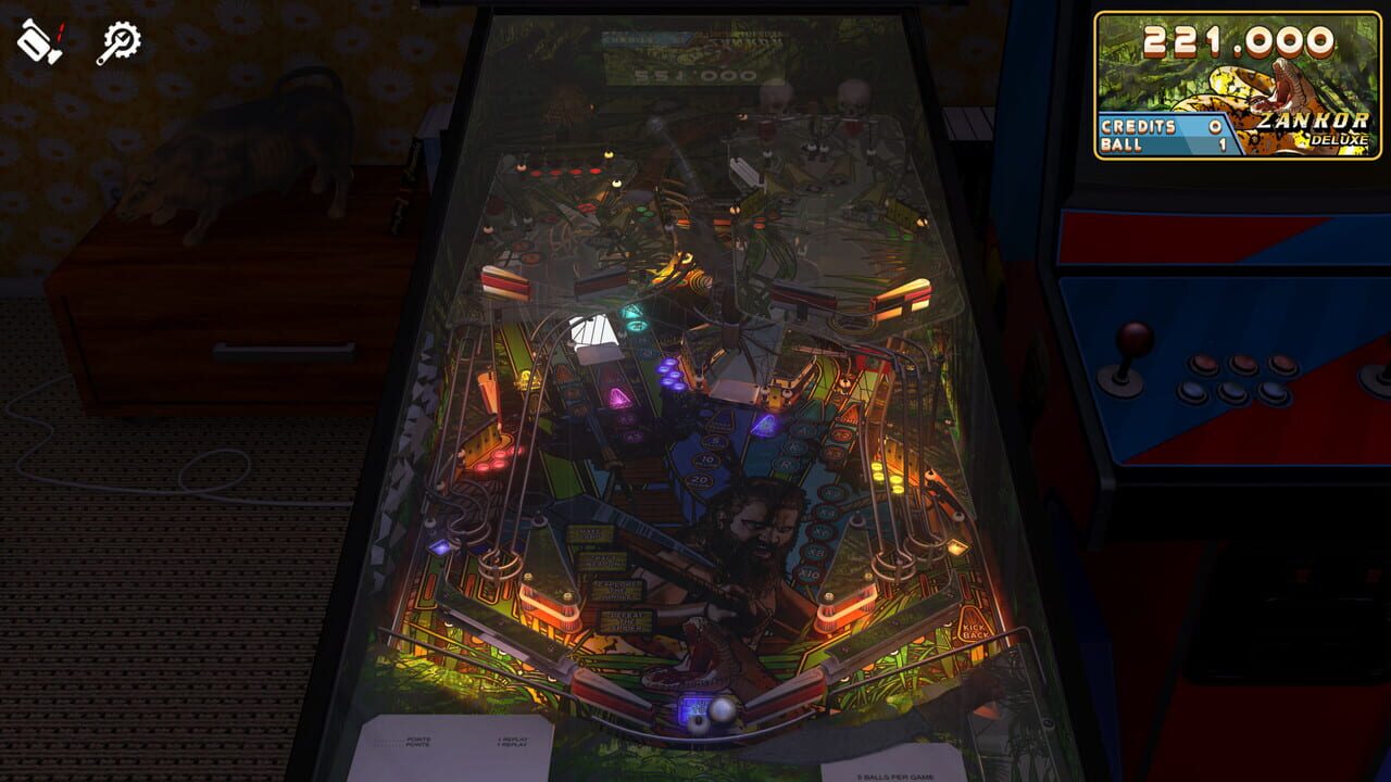 Zaccaria Pinball: Zankor Deluxe Pinball Table Image