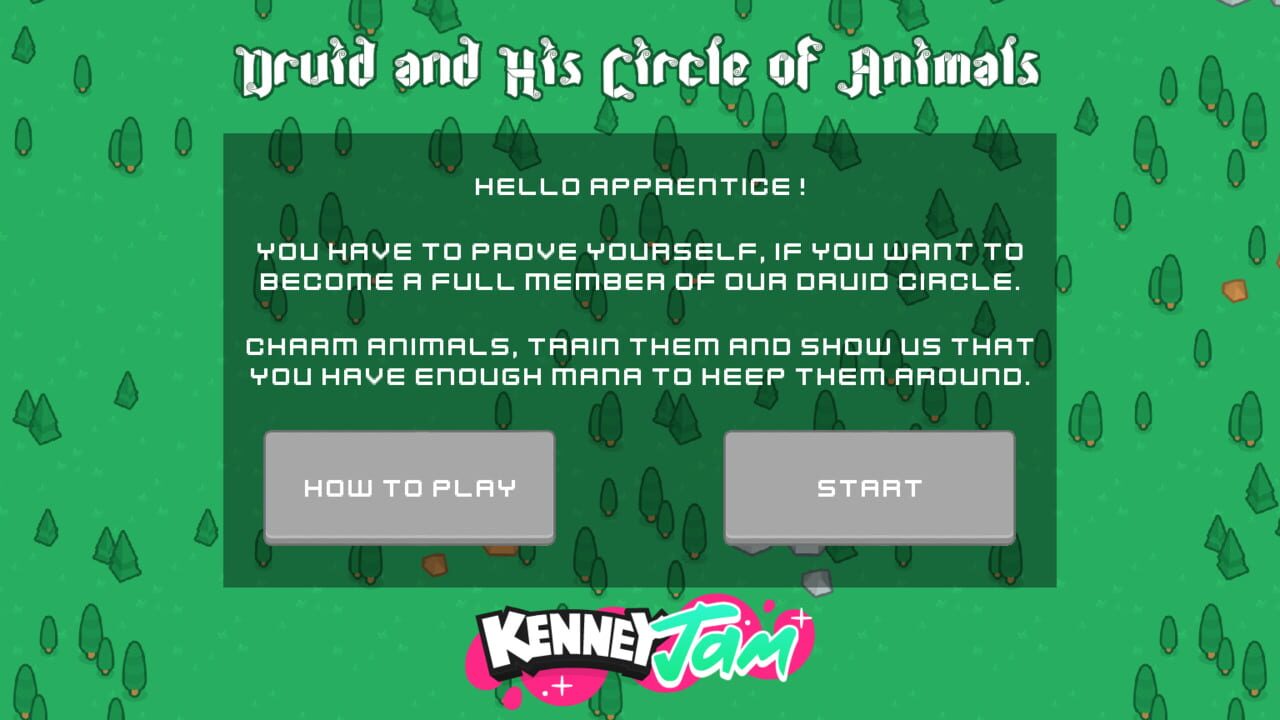 Druid and His Circle of Animals Image