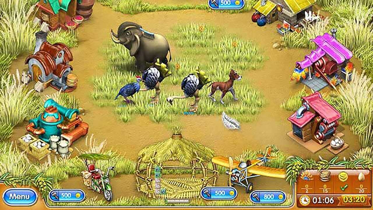Farm Frenzy 3: Madagascar — Screenshot 1