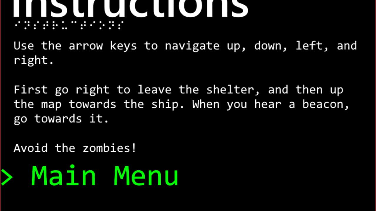 Planetary Escape: An Audiogame — Screenshot 2