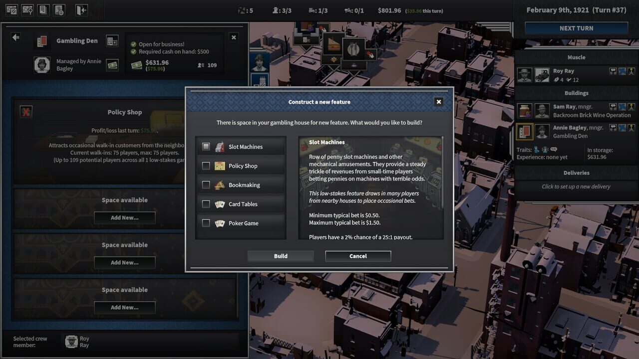 City of Gangsters: Atlantic City — Screenshot 2