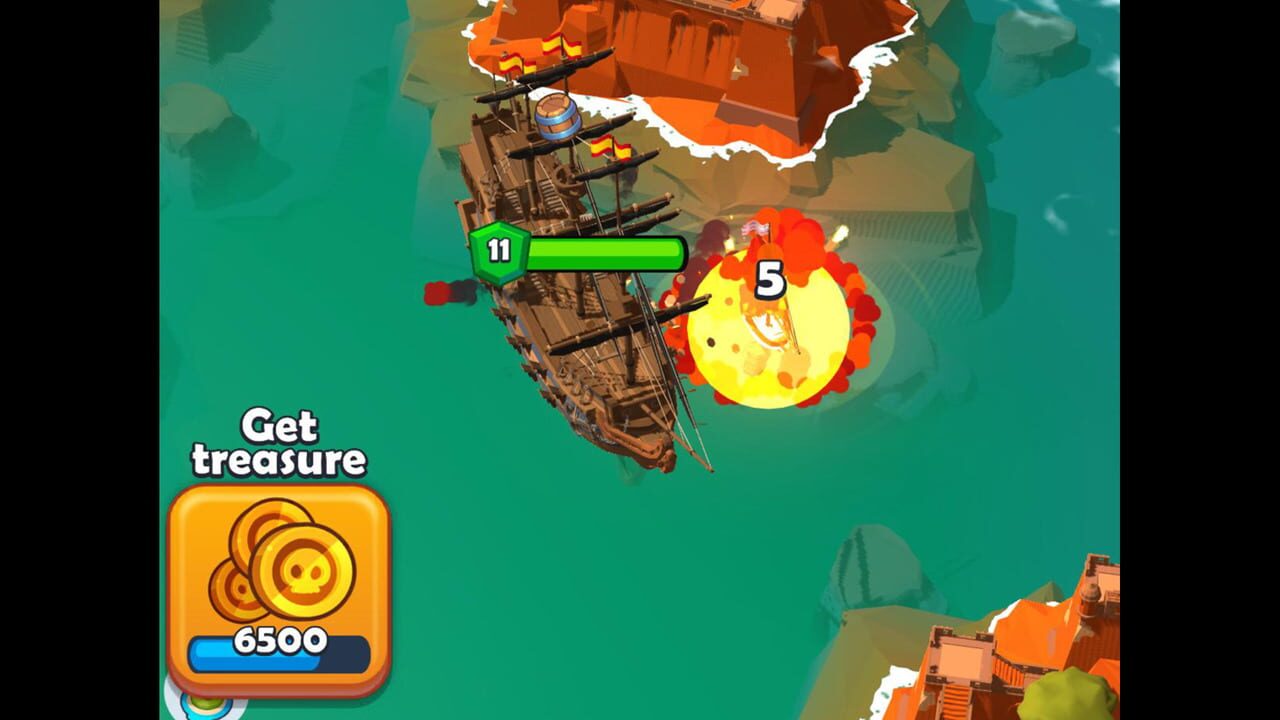 Pirate Raid: Caribbean Battle — Screenshot 2
