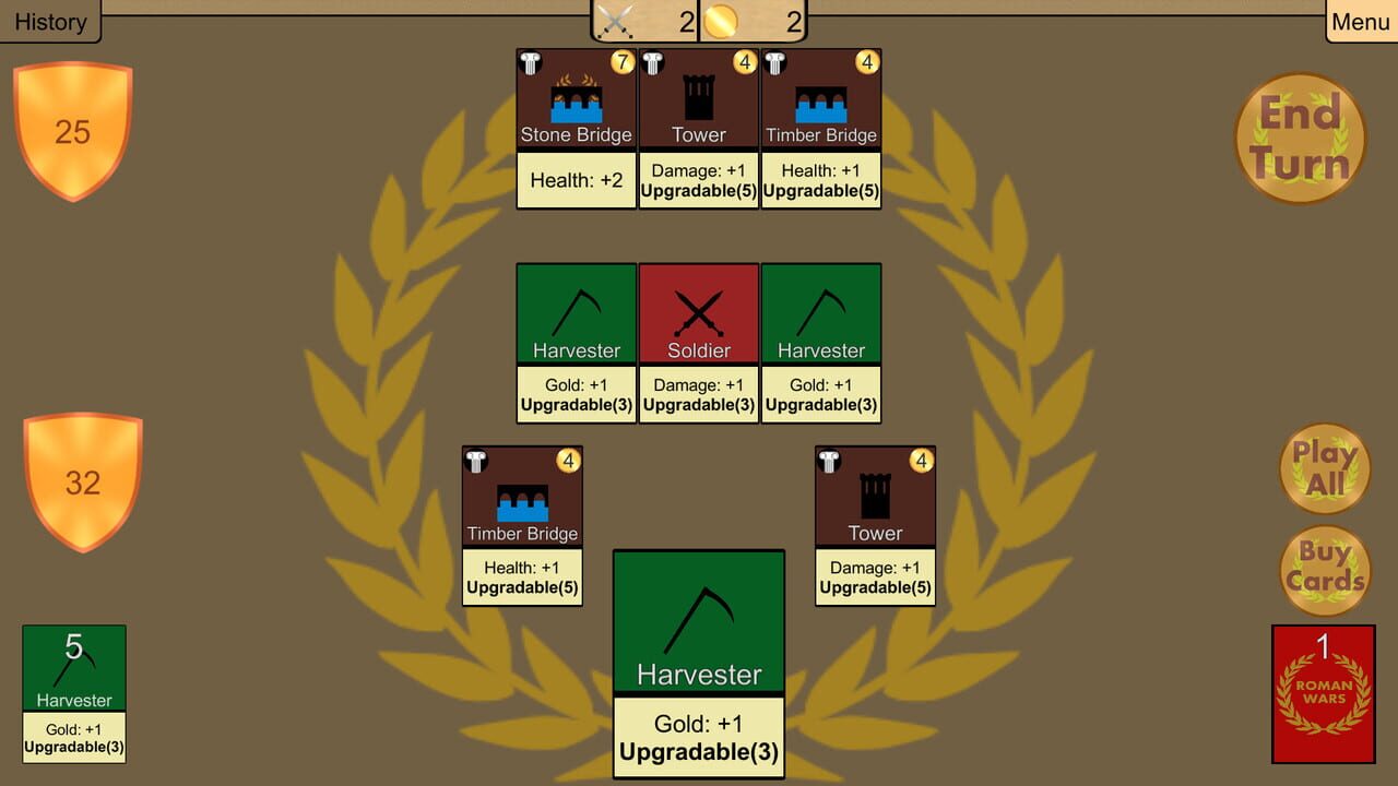 Roman Wars: Deck Building Game — Screenshot 5