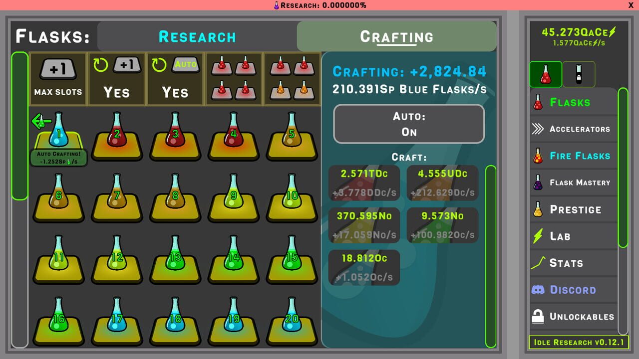 Idle Research — Screenshot 2