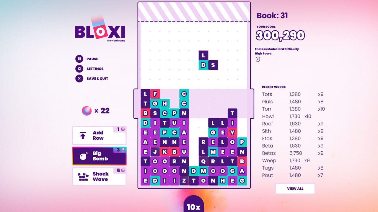 Bloxi: The Word Game — Screenshot 4