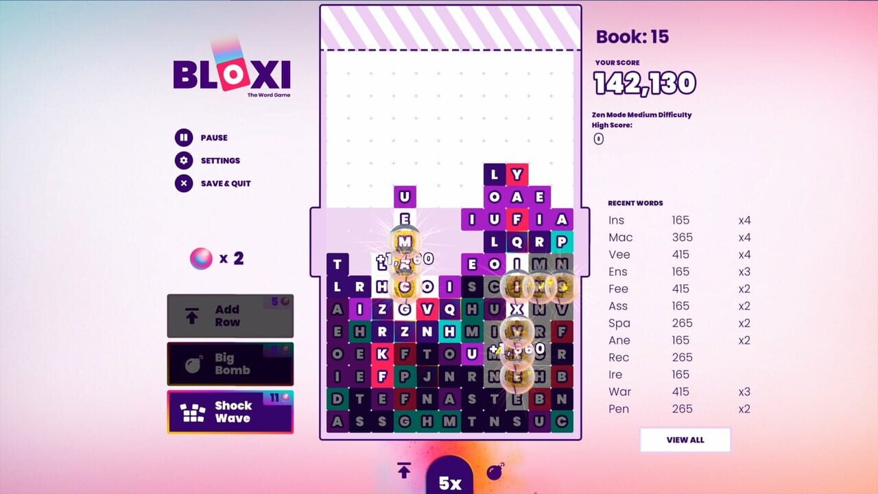 Bloxi: The Word Game — Screenshot 1