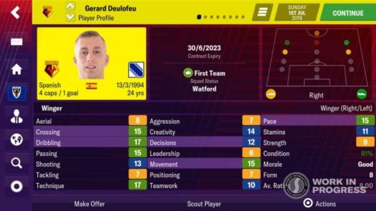 Football Manager 2019 Mobile — Screenshot 2