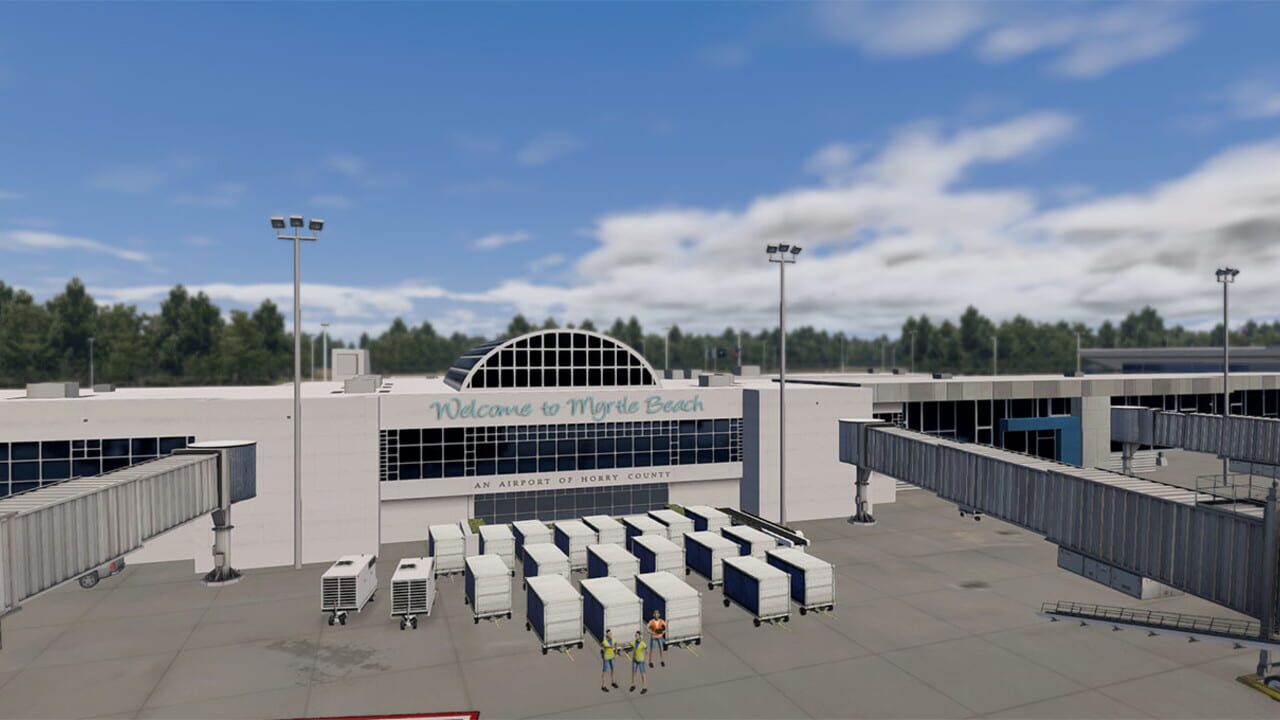X-Plane 11: Verticalsim - KMYR: Myrtle Beach International Airport XP — Screenshot 2