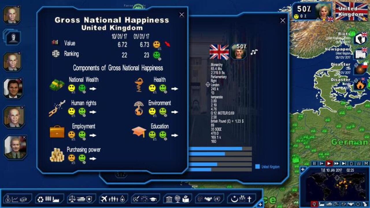 Power & Revolution: Geo-Political Simulator 4 — Screenshot 2