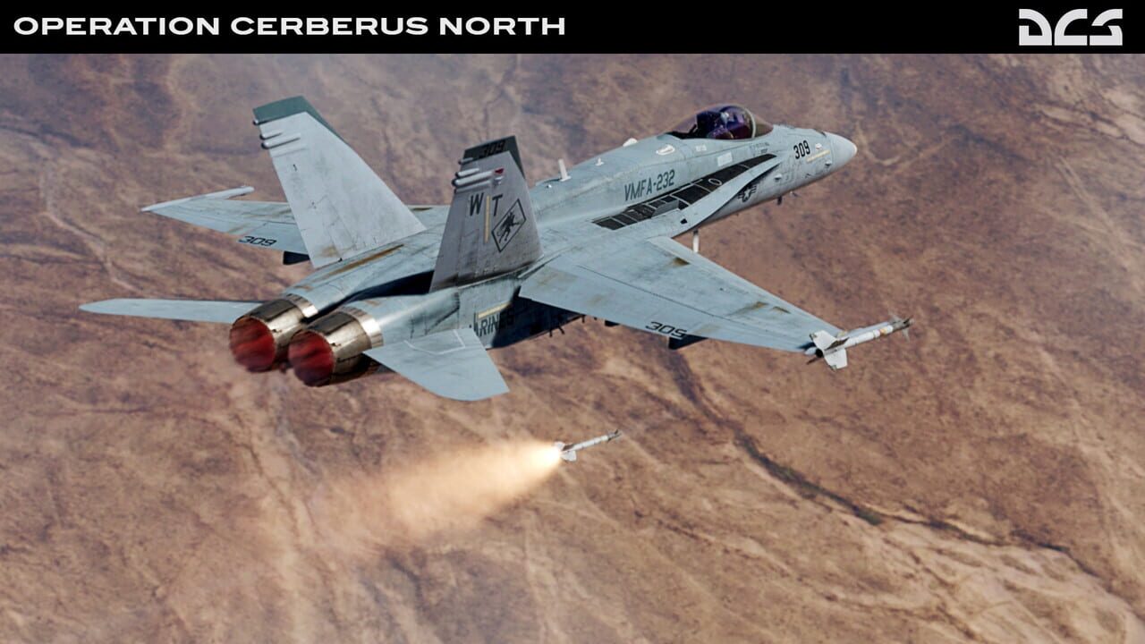 DCS World: F/A-18C Operation Cerberus North by Ground Pounder Sims Image