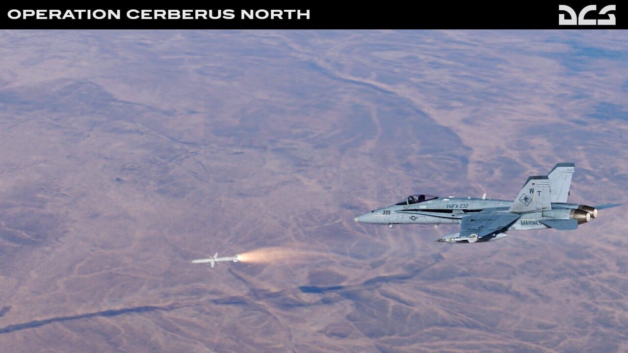 DCS World: F/A-18C Operation Cerberus North by Ground Pounder Sims Image