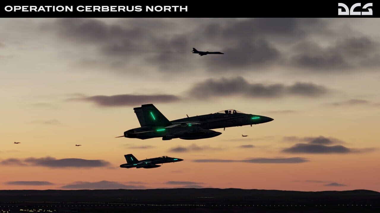 DCS World: F/A-18C Operation Cerberus North by Ground Pounder Sims Image