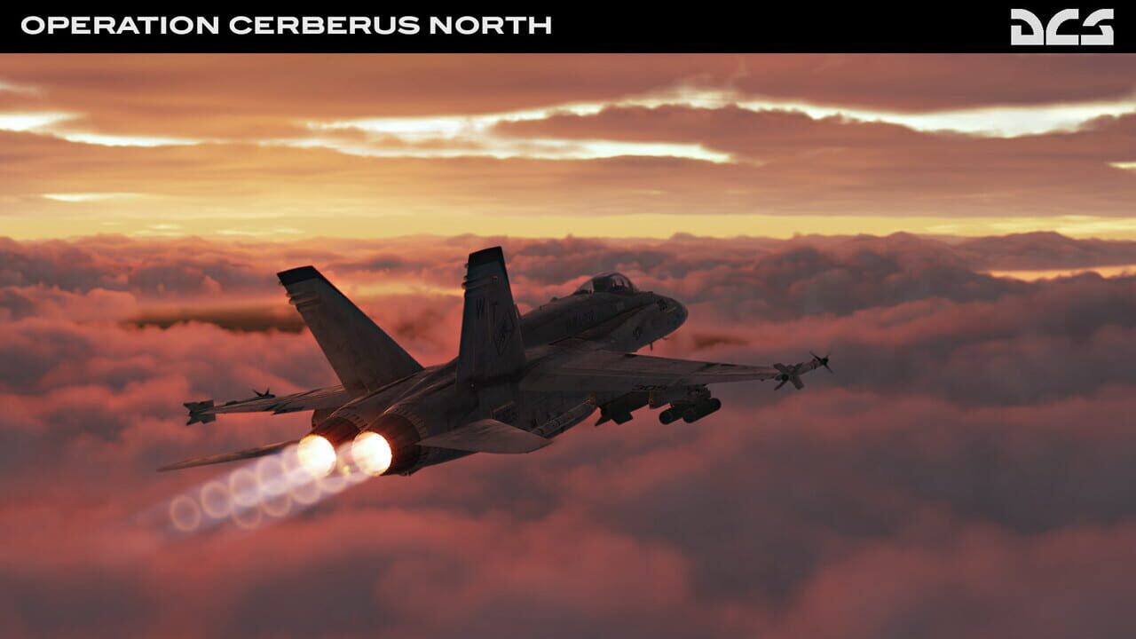 DCS World: F/A-18C Operation Cerberus North by Ground Pounder Sims Image