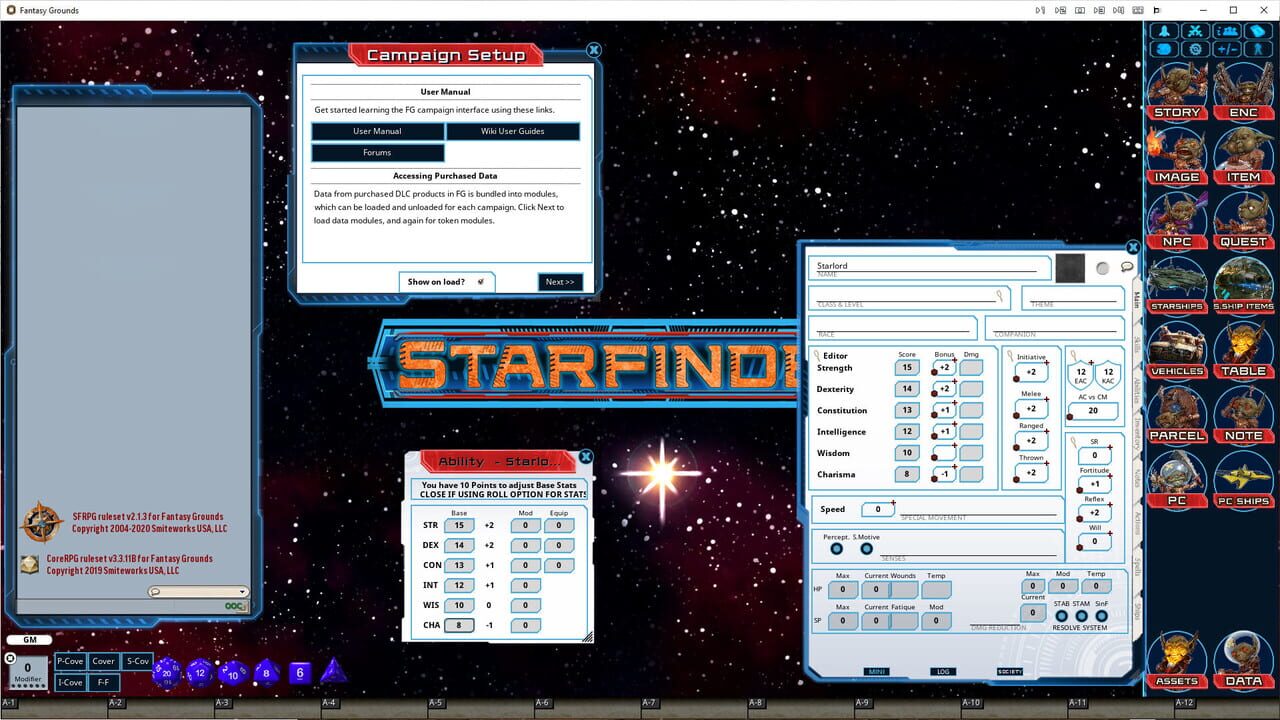 Fantasy Grounds Unity — Screenshot 1