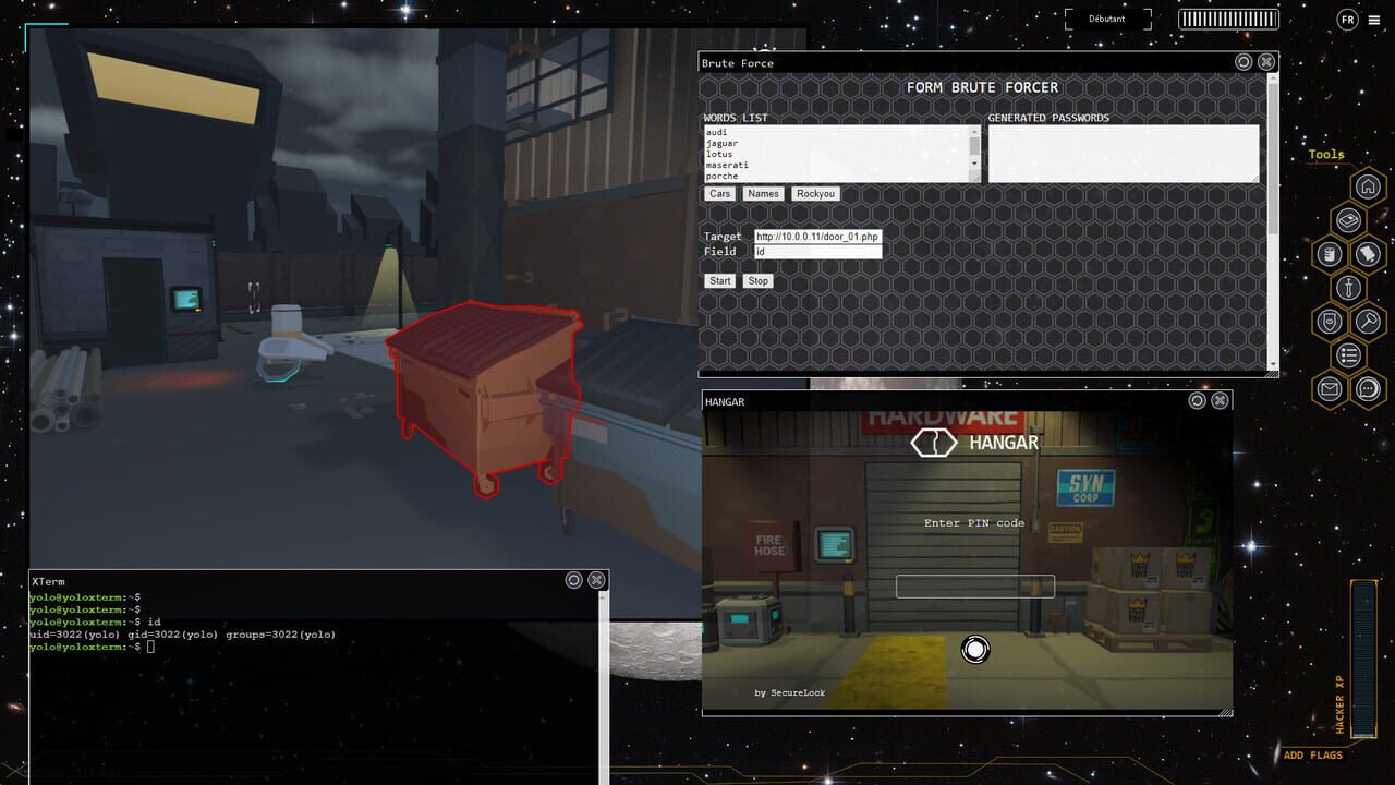 Yolo Space Hacker: Mission Forensic — Screenshot 1
