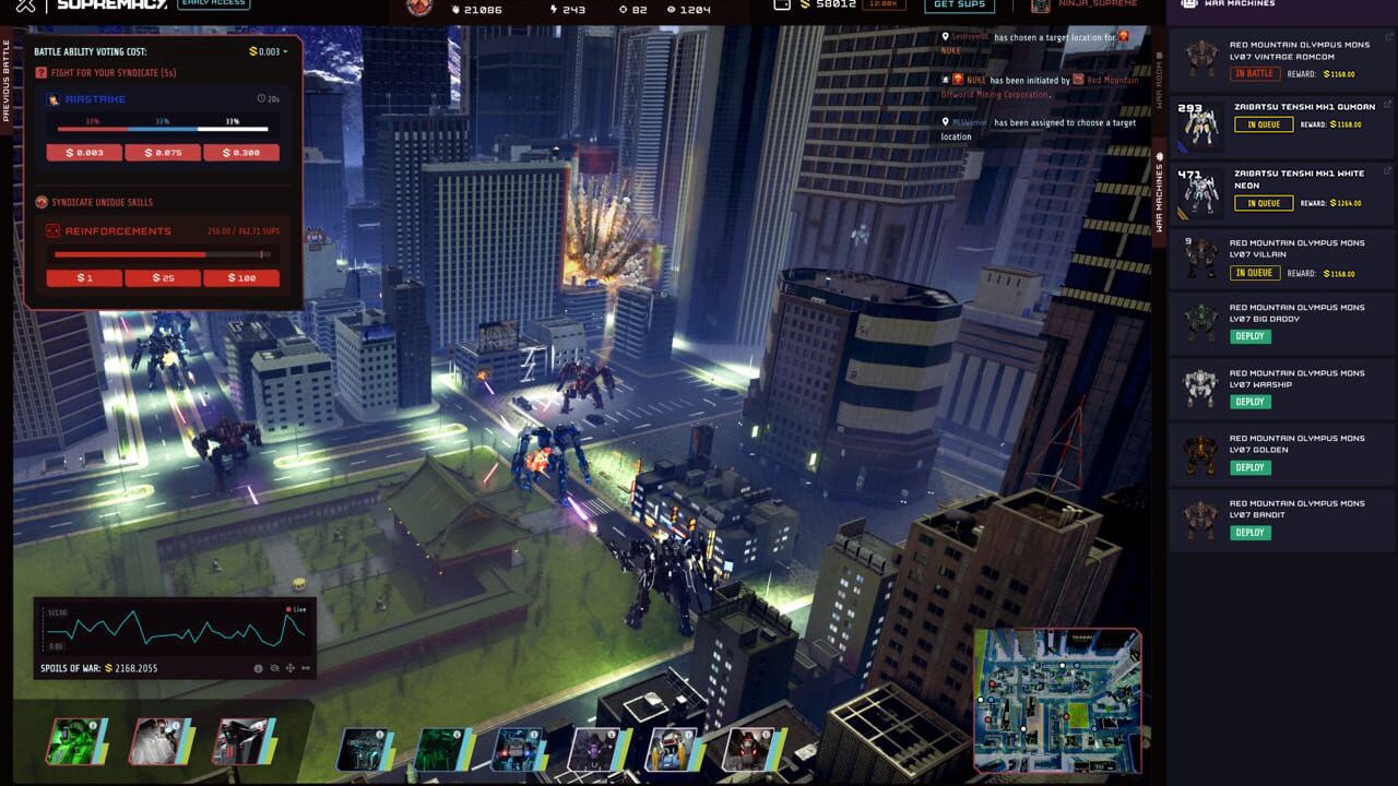 Supremacy: The Metaverse Game Screenshot 1