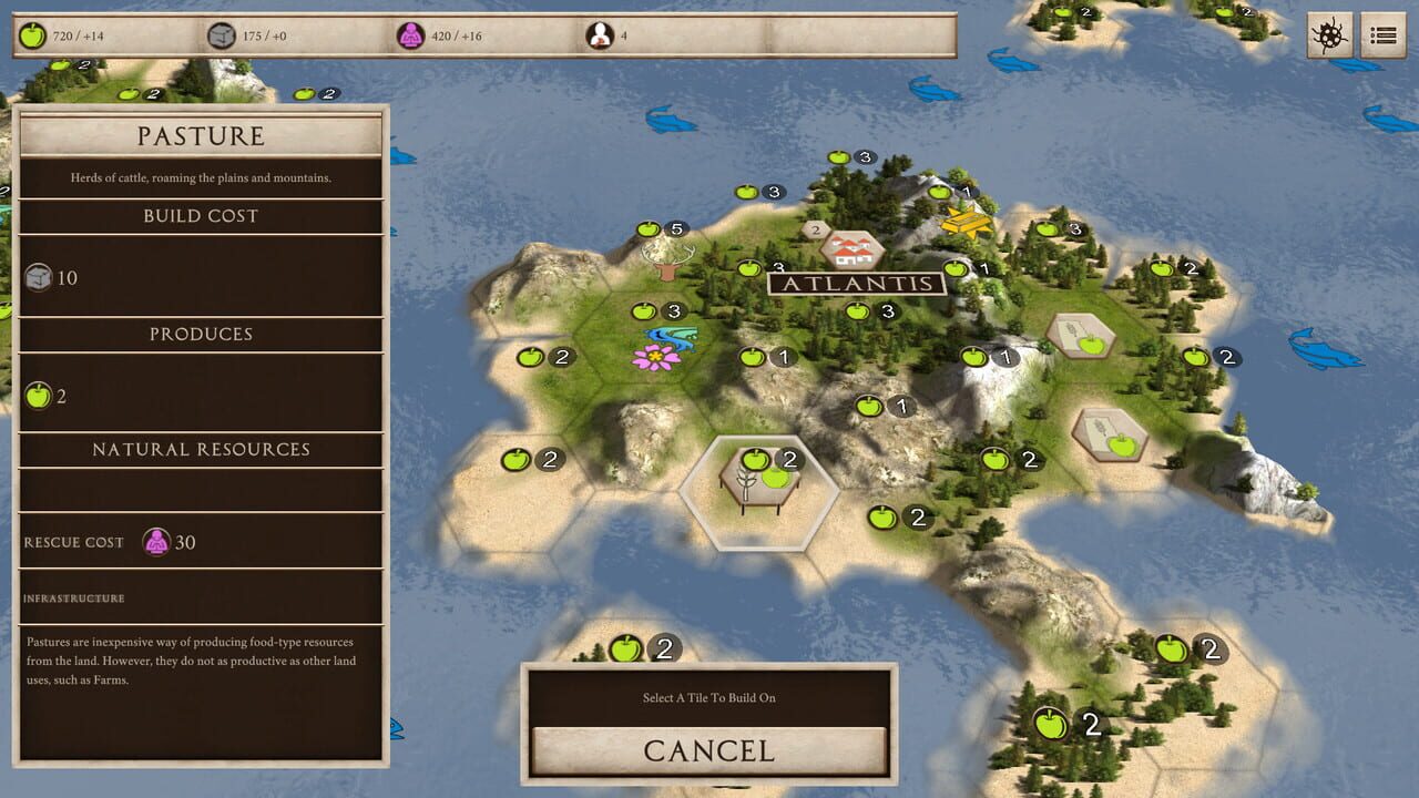 Screenshot de Critias Empire