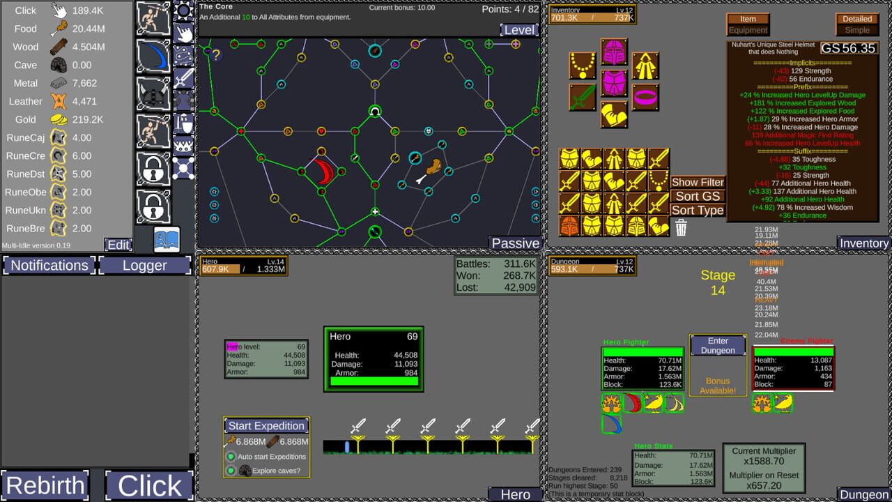 Screenshot de Multi Idle