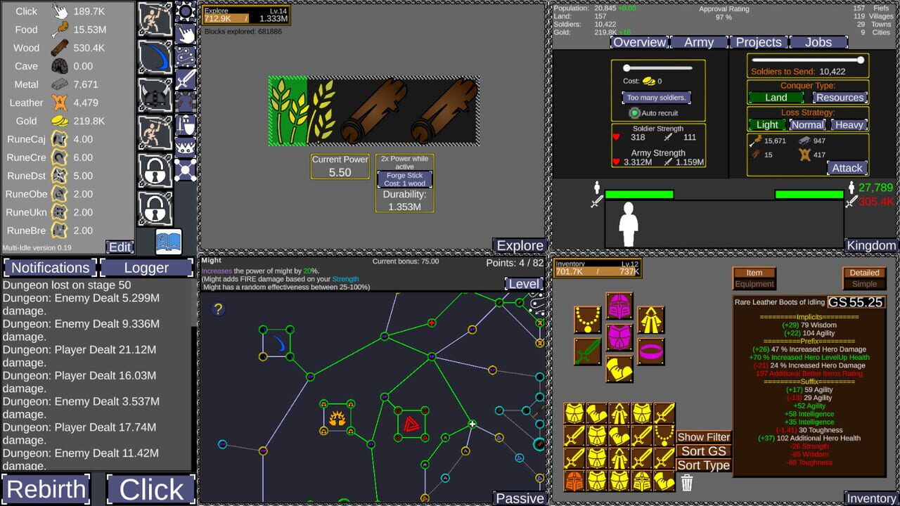 Screenshot de Multi Idle