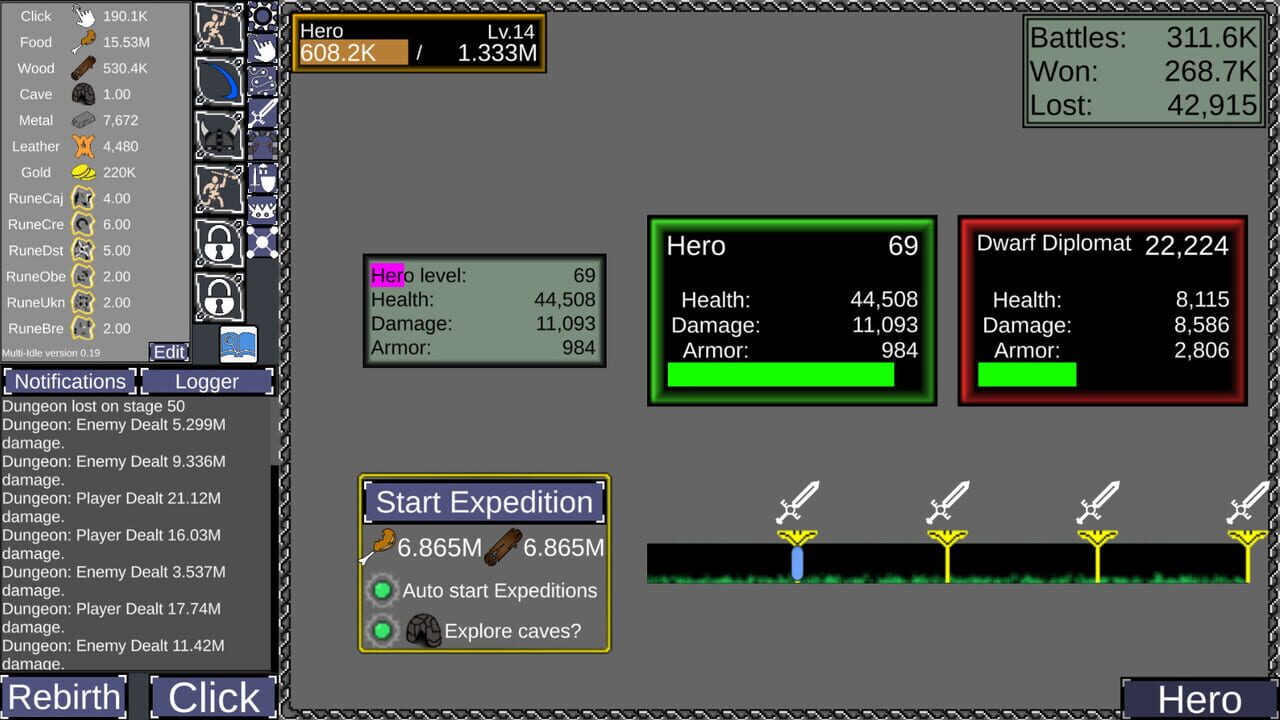Screenshot de Multi Idle