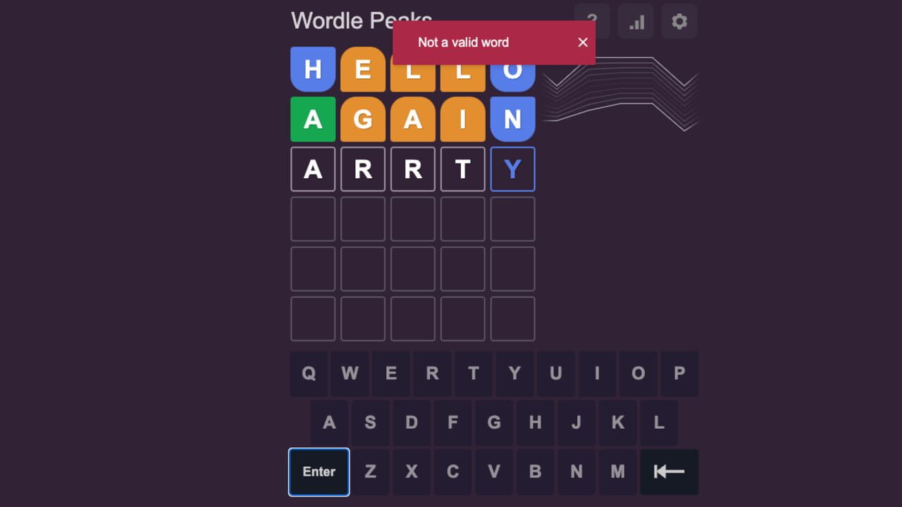 Word Peaks — Screenshot 3