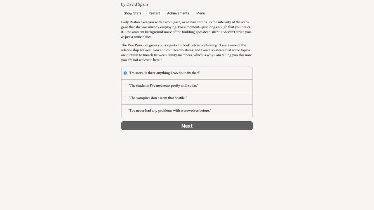 Paranormal Preparatory School — Screenshot 2