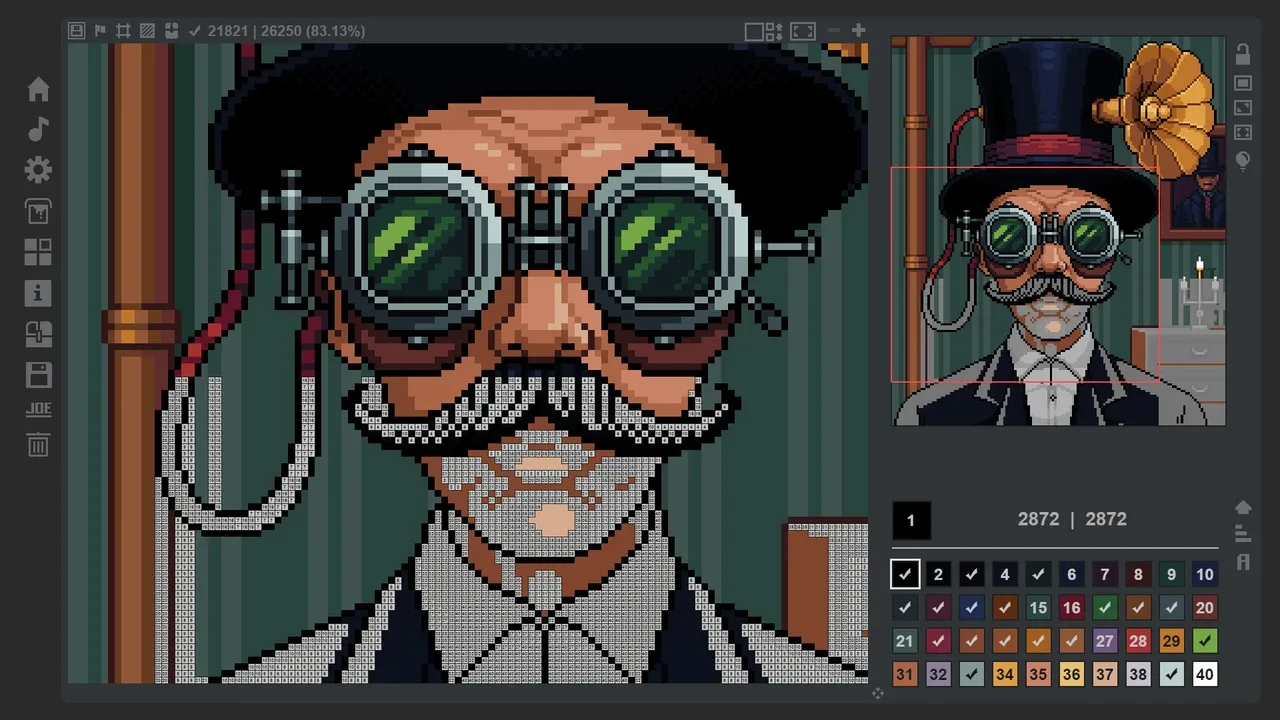 Coloring Game 4: Steampunk screenshot 1